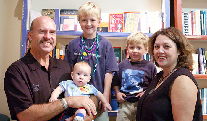 Ivey family portrait.