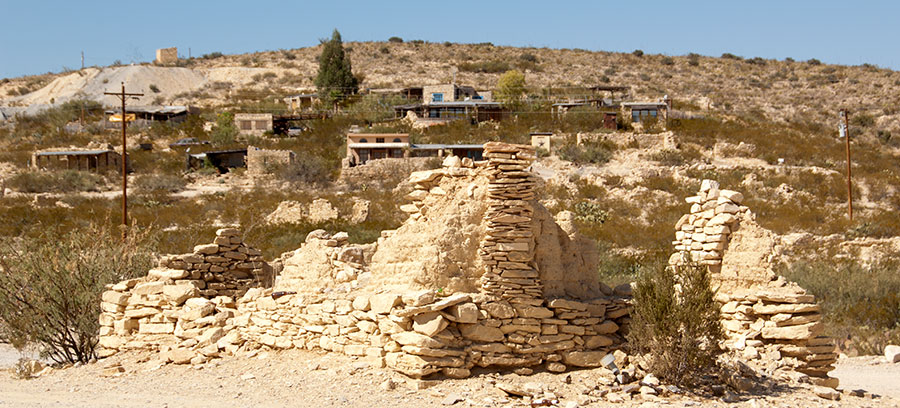 Wide view of Ghost Town.