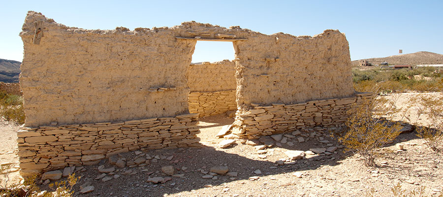 Adobe ruins.